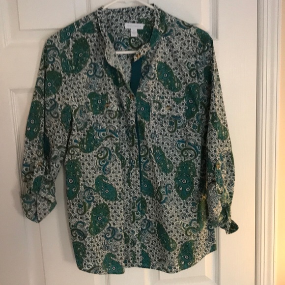 Charter Club ladies shirt blouse size 12 - Picture 1 of 6